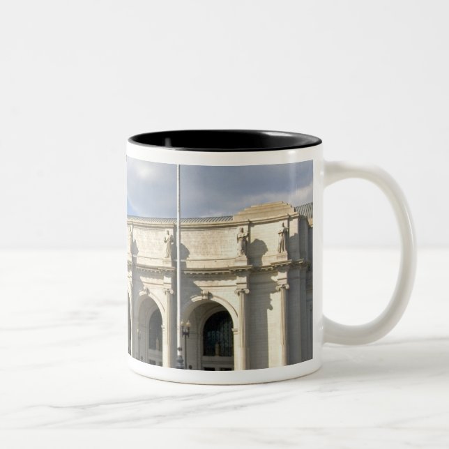 Caneca De Café Em Dois Tons Estação Union em Washington, D.C. (Direita)