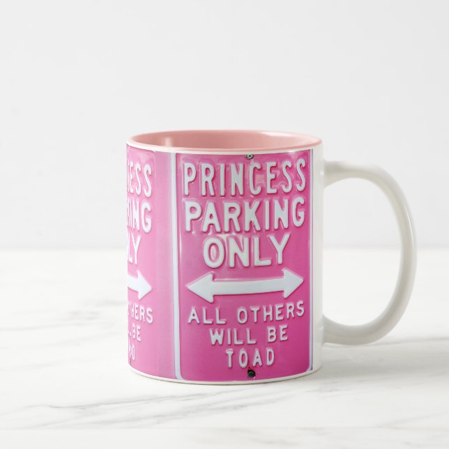 Caneca De Café Em Dois Tons Estacionamento da princesa (Direita)