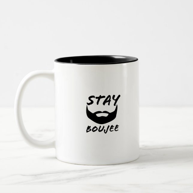 Caneca De Café Em Dois Tons Estada Boujee (Esquerda)
