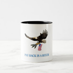 Caneca De Café Em Dois Tons Estados Unidos