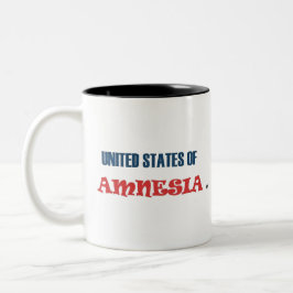 CANECA DE CAFÉ EM DOIS TONS ESTADOS UNIDOS DA AMNÉSIA