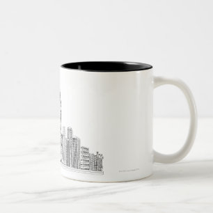 Caneca De Café Em Dois Tons Estátua da liberdade