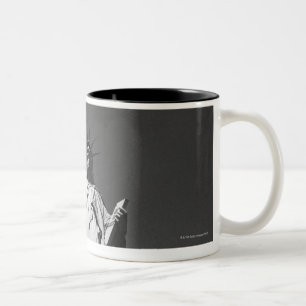 Caneca De Café Em Dois Tons Estátua da liberdade
