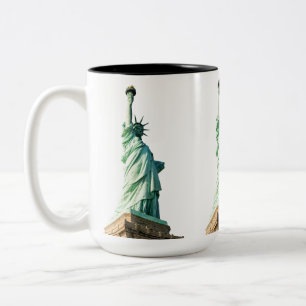Caneca De Café Em Dois Tons Estátua da Liberdade Nova York