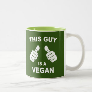 Caneca De Café Em Dois Tons Este Cara É Um Vegano