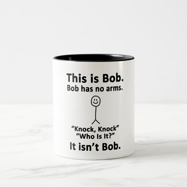 Caneca De Café Em Dois Tons Este é Bob (Centro)
