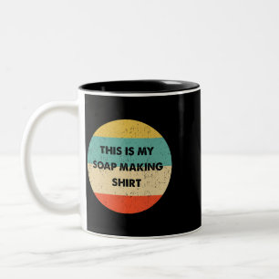 Caneca De Café Em Dois Tons Este É O Meu Fazer De Sabão