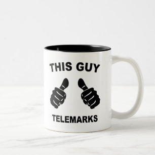 Caneca De Café Em Dois Tons Este telemark Cara
