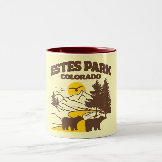 Caneca De Café Em Dois Tons Estes Park, Colorado (Centro)