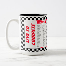 Caneca De Café Em Dois Tons Estilo de jogo do concorrente