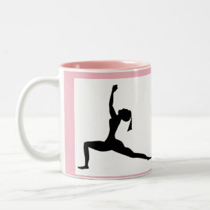 Caneca De Café Em Dois Tons Estilo de rosa claro: Clássica Xícara/ Café