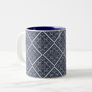 Caneca De Café Em Dois Tons Estilo vitoriano