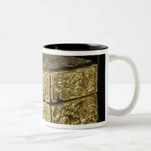 Caneca De Café Em Dois Tons Estojo sextavado decorado com animais
