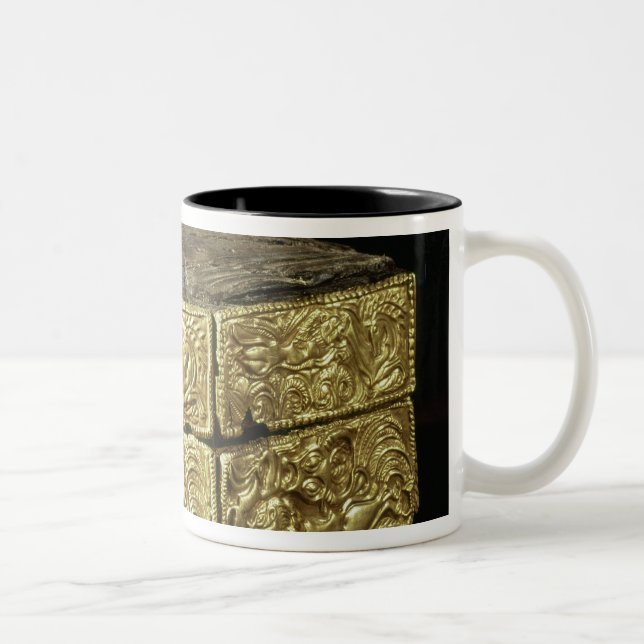 Caneca De Café Em Dois Tons Estojo sextavado decorado com animais (Direita)