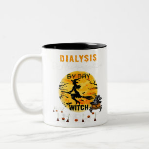 Caneca De Café Em Dois Tons Estou aqui para o Dia de as Bruxas engraçado Fanta