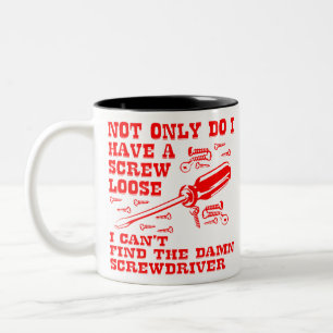 Caneca De Café Em Dois Tons Estou com um parafuso perdido e não consigo encont