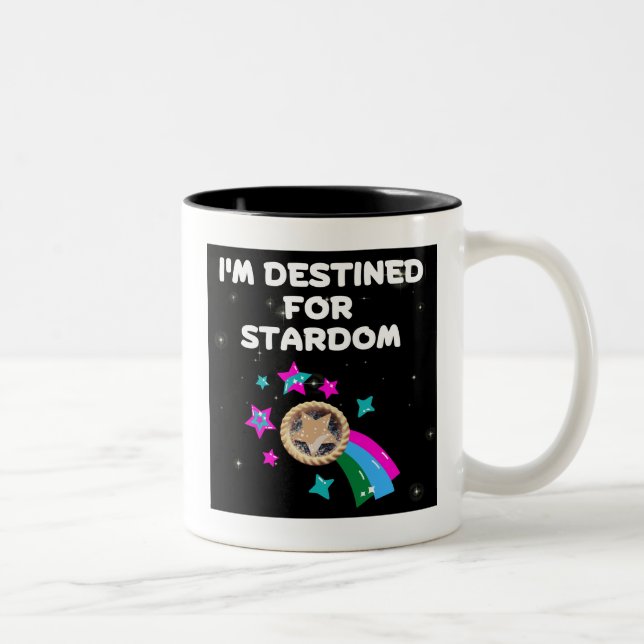 Caneca De Café Em Dois Tons Estou Destinado à Stardom (Direita)