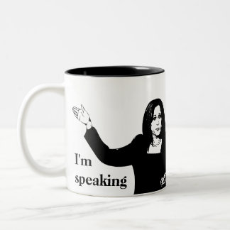 Caneca De Café Em Dois Tons Estou falando - Kamala Harris Mug