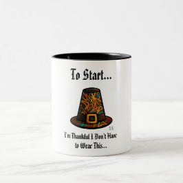 Caneca De Café Em Dois Tons Estou Grato/GPH