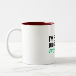 Caneca De Café Em Dois Tons Estou Silenciosamente Julgando Sua Planilha