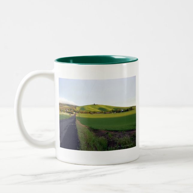 Caneca De Café Em Dois Tons Estrada (Esquerda)