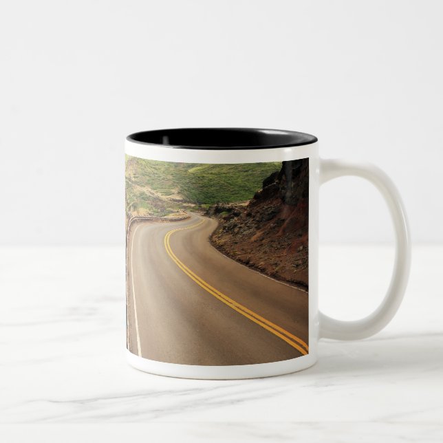 Caneca De Café Em Dois Tons Estrada litoral (Direita)