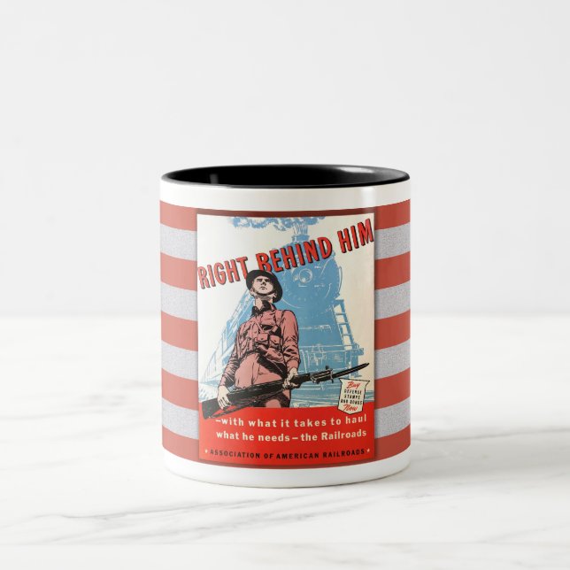 CANECA DE CAFÉ EM DOIS TONS ESTRADAS DE POSTER WII PRECOCE (Centro)