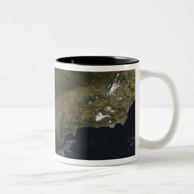 Caneca De Café Em Dois Tons Estreito de Gibraltar (Direita)