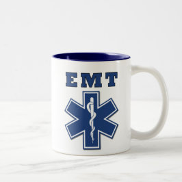 Caneca De Café Em Dois Tons Estrela da Vida EMT