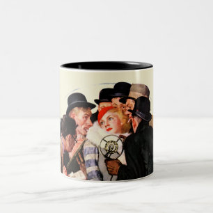 Caneca De Café Em Dois Tons Estrela de Hollywood