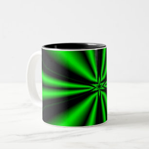 Caneca De Café Em Dois Tons Estrela Verde da Esperança