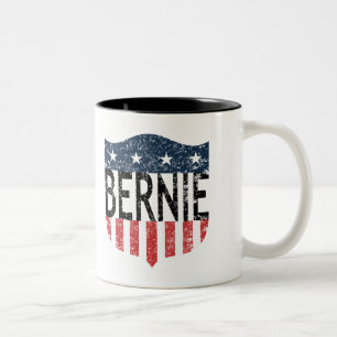 Caneca De Café Em Dois Tons Estrelas BERNIE e faixas