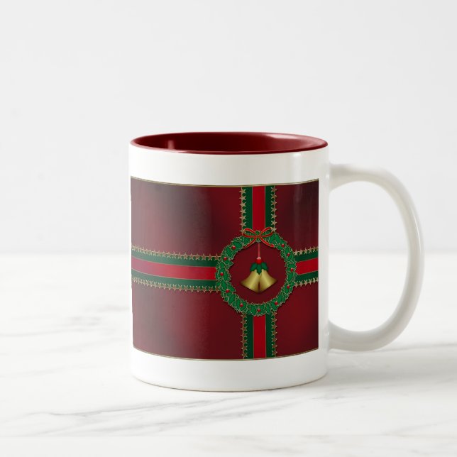 Caneca De Café Em Dois Tons Estrelas e Stripes Mug (Direita)