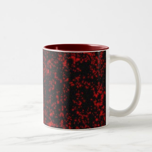 Caneca De Café Em Dois Tons estrelas góticos (Direita)