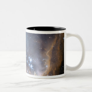Caneca De Café Em Dois Tons Estrelas recém-formadas