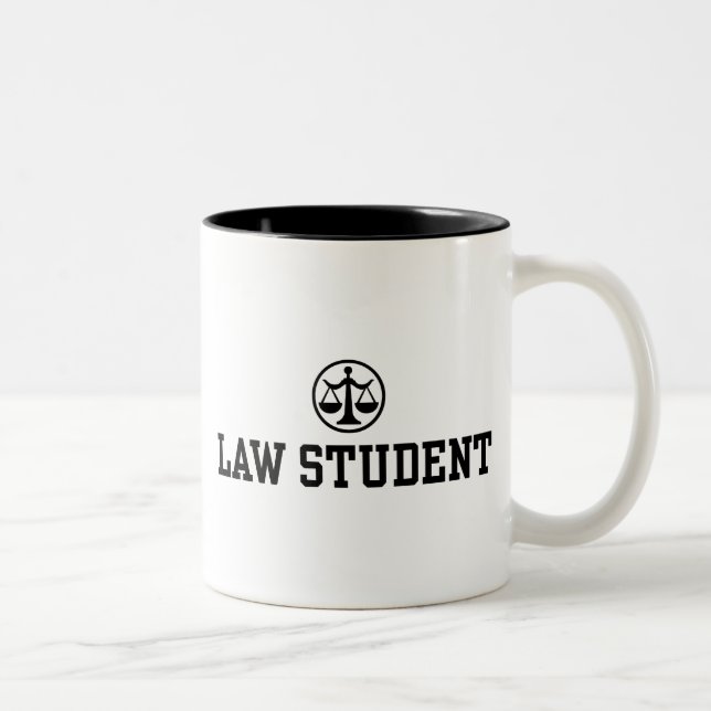 Caneca De Café Em Dois Tons Estudante de Direito (Direita)