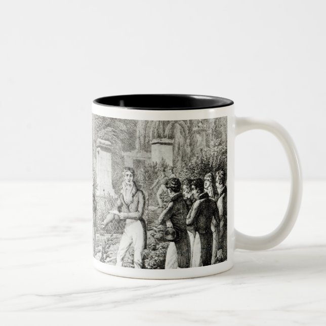 Caneca De Café Em Dois Tons Estudantes do Ecole Polytechnique (Direita)