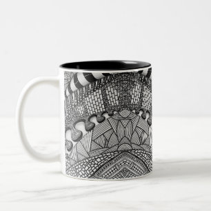 Caneca De Café Em Dois Tons Estúdio 40: Toda a Zag Mug