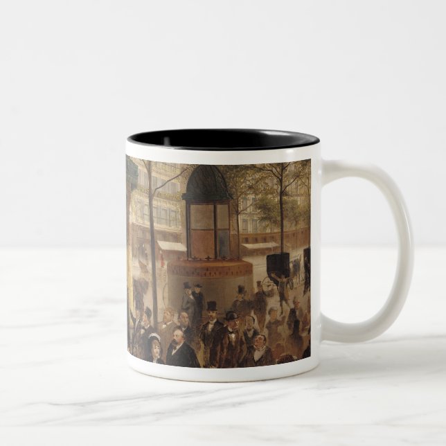 Caneca De Café Em Dois Tons Estudo para um panorama (Direita)