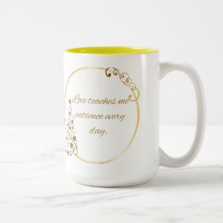 Caneca De Café Em Dois Tons Eternal love mug