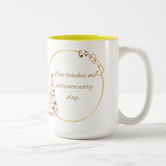 Caneca De Café Em Dois Tons Eternal love mug (Direita)