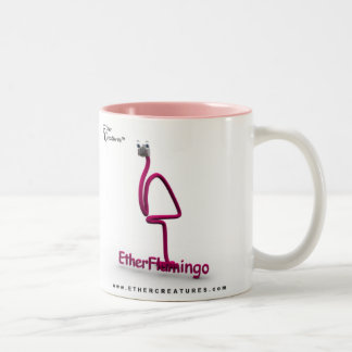 Caneca De Café Em Dois Tons EtherFlamingoMug