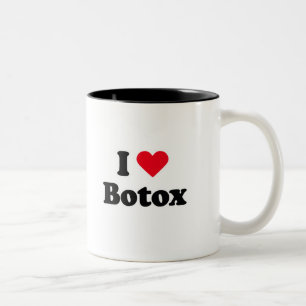 Caneca De Café Em Dois Tons Eu amo o botox