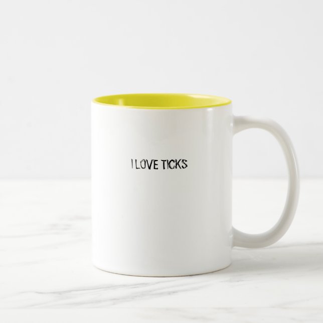 CANECA DE CAFÉ EM DOIS TONS EU AMO TIQUETAQUES (Direita)
