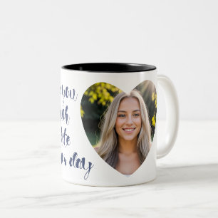 Caneca De Café Em Dois Tons Eu amo você tanto quanto odeio o Dia dos Namorados