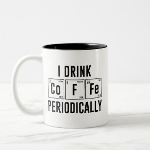 Caneca De Café Em Dois Tons Eu Bebo Café Periodicamente