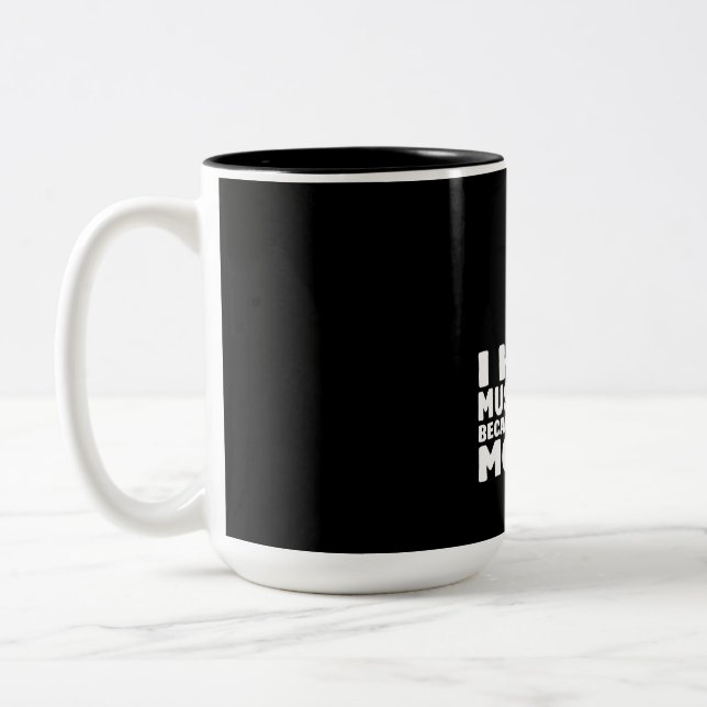 Caneca De Café Em Dois Tons Eu Cato Cogumelos Porque Não Tenho Céus (Esquerda)