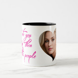 Caneca De Café Em Dois Tons Eu comi você Menos Que Outras pessoas