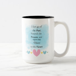 Caneca De Café Em Dois Tons Eu Deixo o Passado