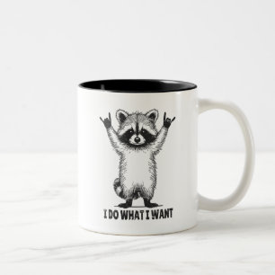 Caneca De Café Em Dois Tons Eu Faço O Que Eu Quero